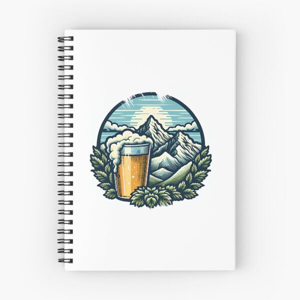 Item preview, mountain peaks beer Alps designed and sold by Slowerblue.