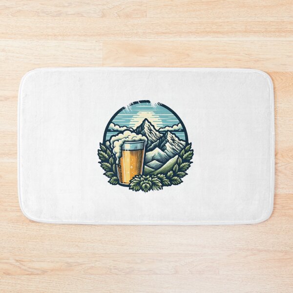 Item preview, mountain peaks beer Alps designed and sold by Slowerblue.