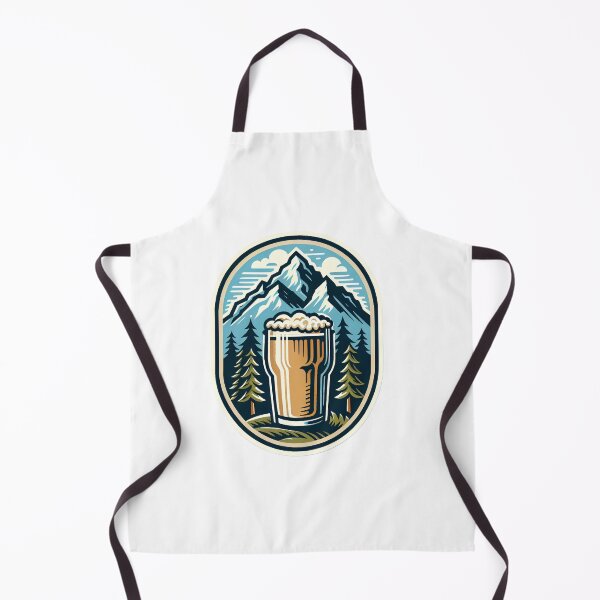 Item preview, mountain peaks beer Alps designed and sold by Slowerblue.