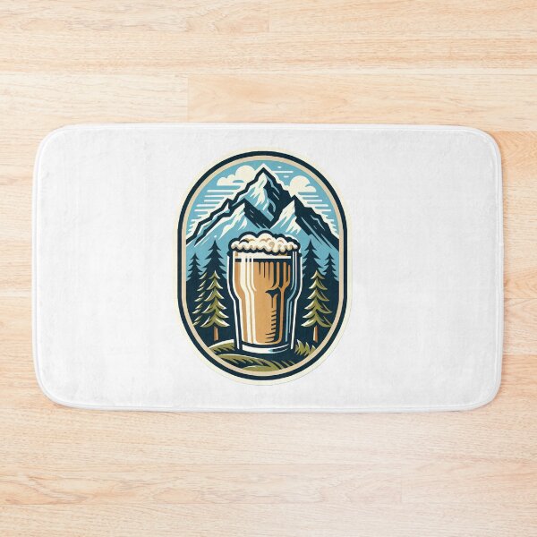 Item preview, mountain peaks beer Alps designed and sold by Slowerblue.