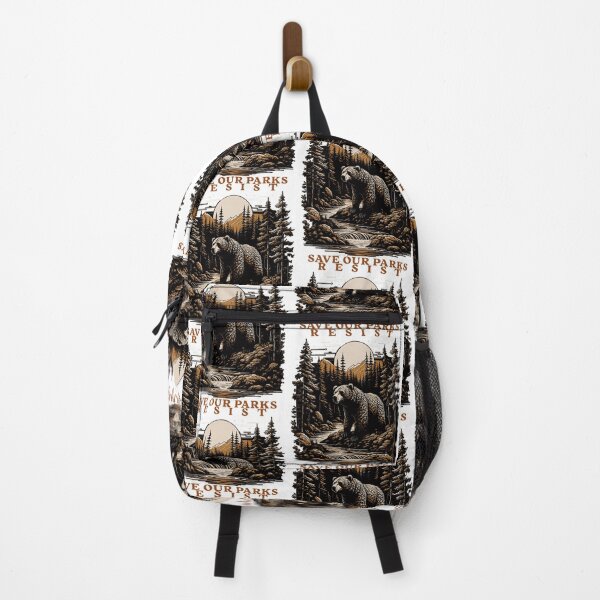Item preview, Resist Save Our Parks US Bear Nature designed and sold by GrulkeNedrow.