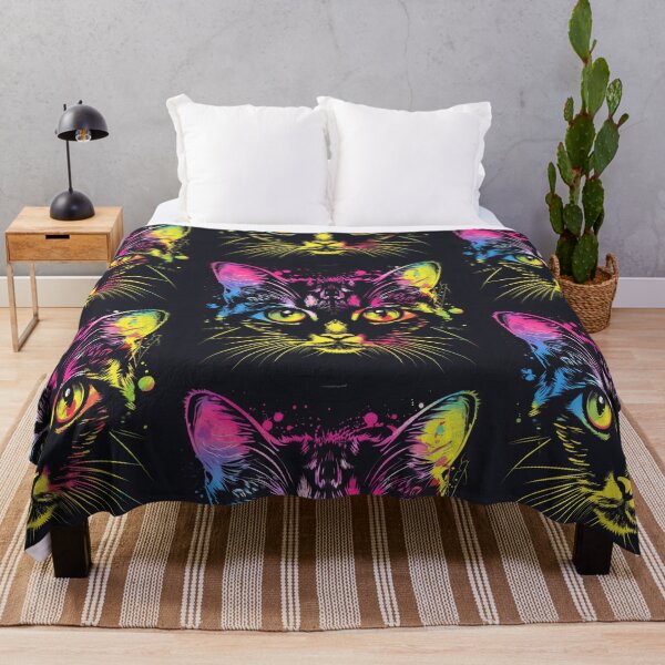 Item preview, Colorful cat designed and sold by MendaciousMina.
