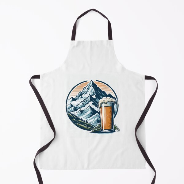 Item preview, mountain peaks beer Alps designed and sold by Slowerblue.