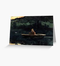 Winslow Homer The Rise Greeting Card