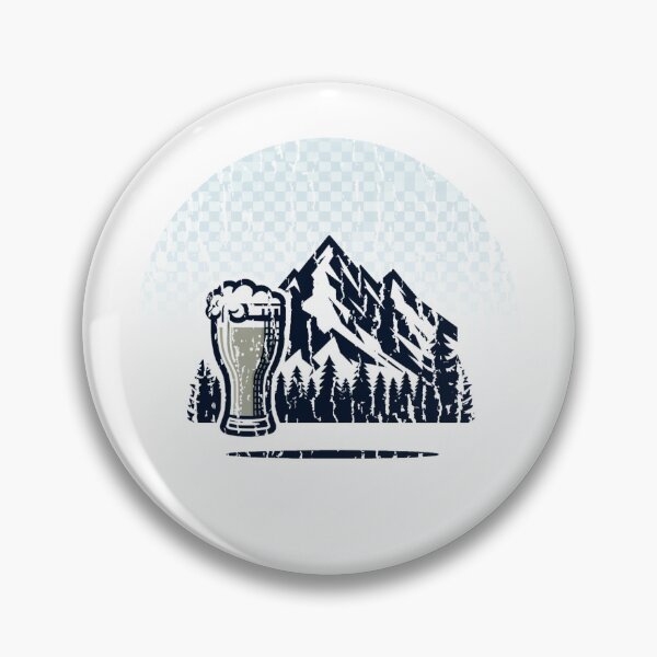Item preview, mountain peaks beer Alps designed and sold by Slowerblue.