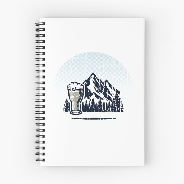 Item preview, mountain peaks beer Alps designed and sold by Slowerblue.