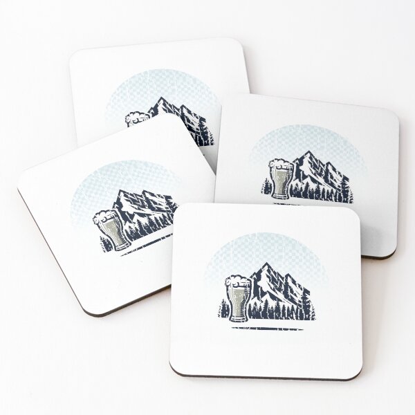 Item preview, mountain peaks beer Alps designed and sold by Slowerblue.