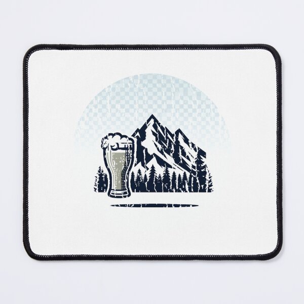 Item preview, mountain peaks beer Alps designed and sold by Slowerblue.