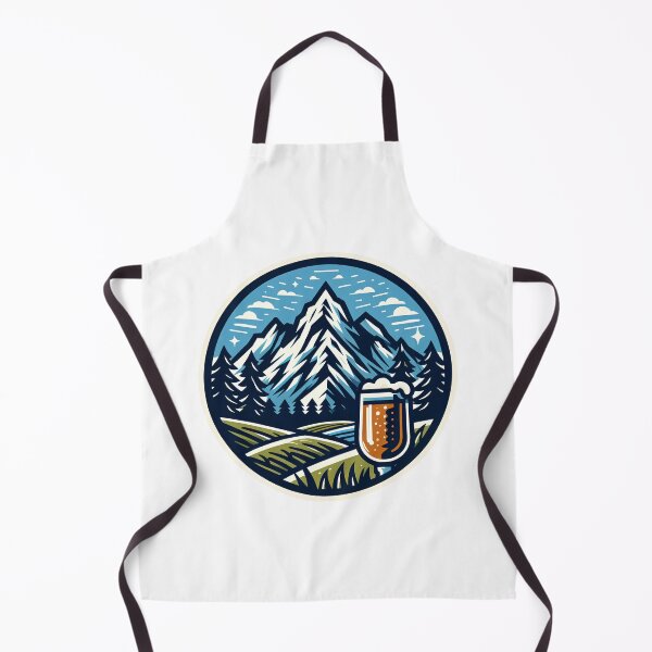 Item preview, mountain peaks beer Alps designed and sold by Slowerblue.