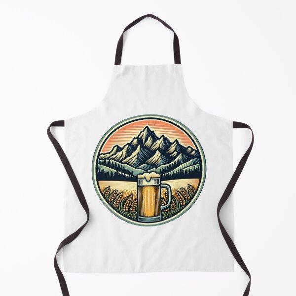 Item preview, mountain peaks beer Alps designed and sold by Slowerblue.