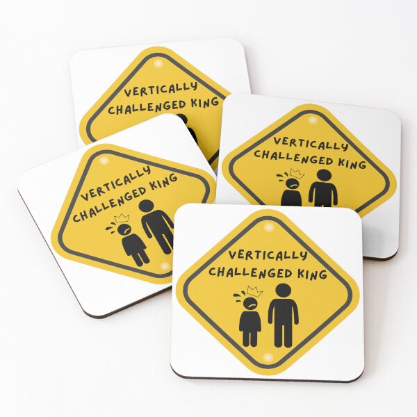 Item preview, Warning: Vertically Challenged King designed and sold by PlumTreeDesign.