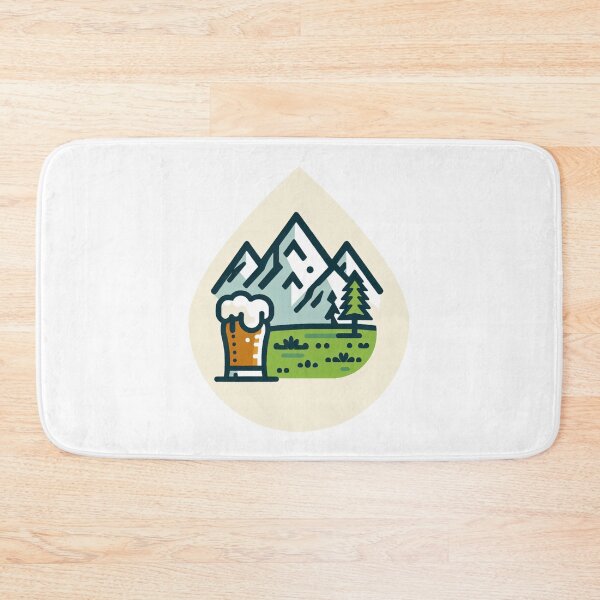 Item preview, mountain peaks beer Alps designed and sold by Slowerblue.