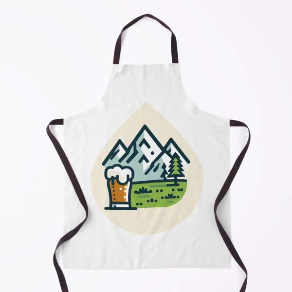 Item preview, mountain peaks beer Alps designed and sold by Slowerblue.