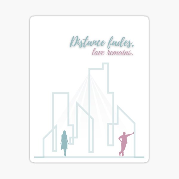 Artikel-Vorschau von Distanz schwindet, Liebe bleibt – Minimalistische romantische Stadtsilhouettenkunst, designt und verkauft von bobparduephoto.