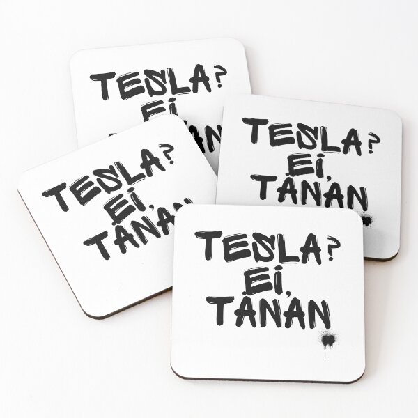 Item preview, Tesla? No, thank's - black (Estonian) designed and sold by Wesira.