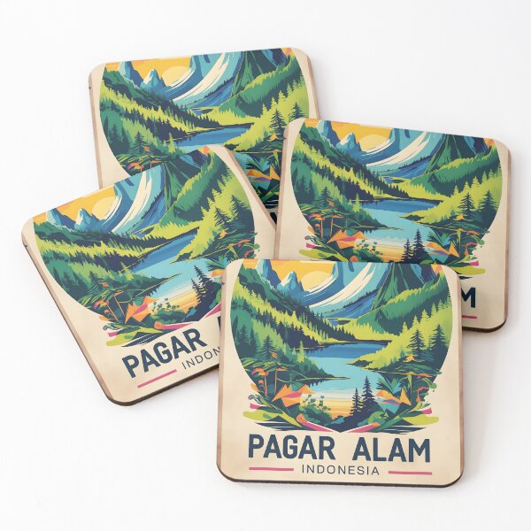 Item preview, Pagar Alam Indonesia Vintage Travel Tourism designed and sold by TravelersGems.