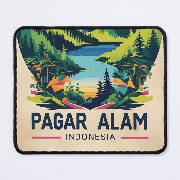 Item preview, Pagar Alam Indonesia Vintage Travel Tourism designed and sold by TravelersGems.