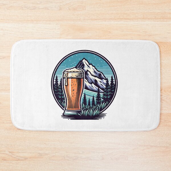 Item preview, mountain peaks beer Alps designed and sold by Slowerblue.