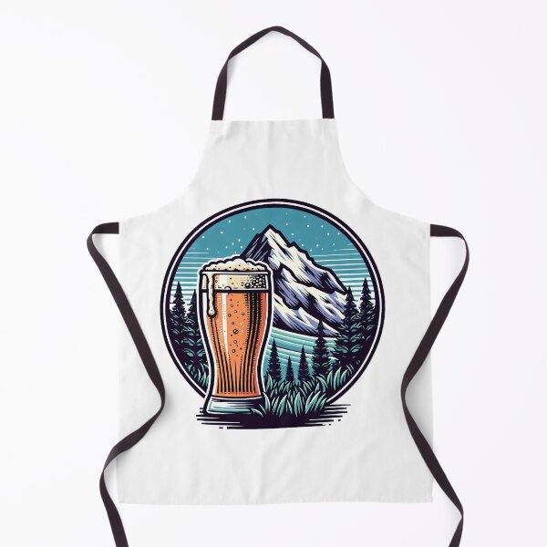 Item preview, mountain peaks beer Alps designed and sold by Slowerblue.