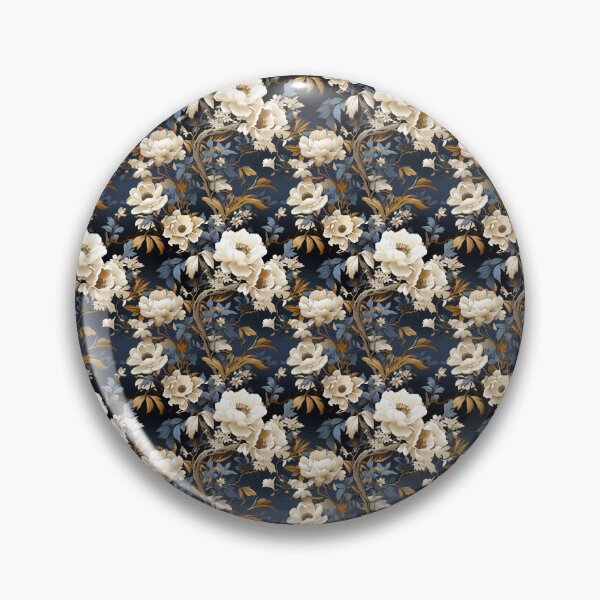 Item preview, Elegant vintage floral seamless pattern designed and sold by MiraCleAI.