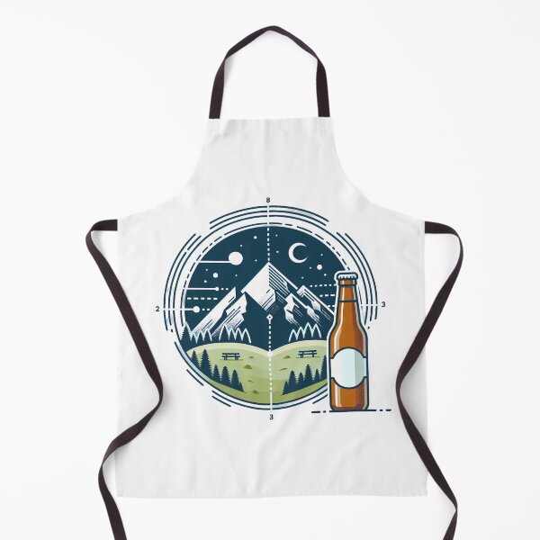 Item preview, mountain peaks beer Alps designed and sold by Slowerblue.