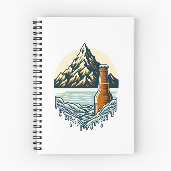 Item preview, mountain peaks beer Alps designed and sold by Slowerblue.