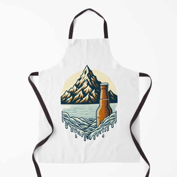 Item preview, mountain peaks beer Alps designed and sold by Slowerblue.