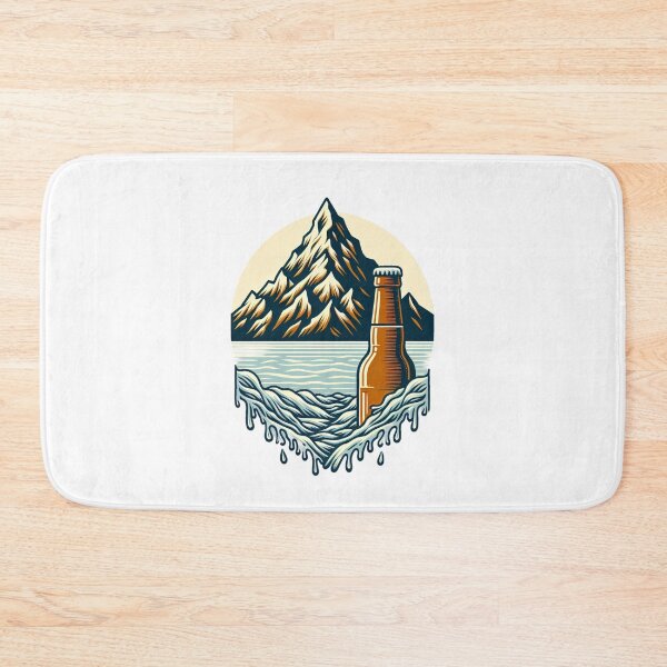 Item preview, mountain peaks beer Alps designed and sold by Slowerblue.
