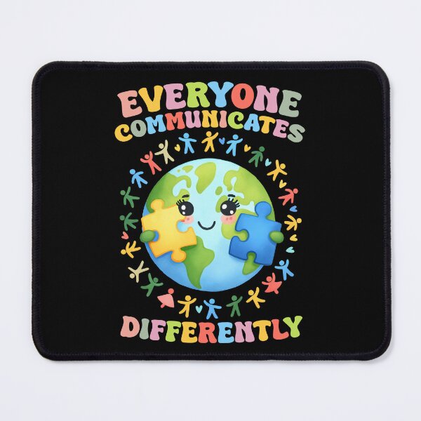 Item preview, Global Communication: Autism Acceptance Tee designed and sold by DarylWelsh2024.