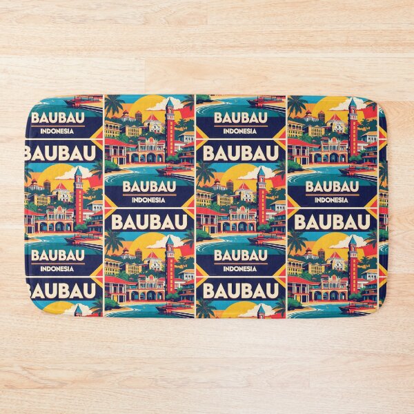 Item preview, Baubau Alam Indonesia Vintage Travel Tourism designed and sold by TravelersGems.