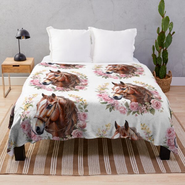 Item preview, Horse with Flowers designed and sold by reddogbuckeye.