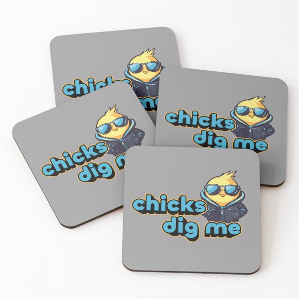 Item preview, Chicks Dig Me  designed and sold by Fixelgraphic.