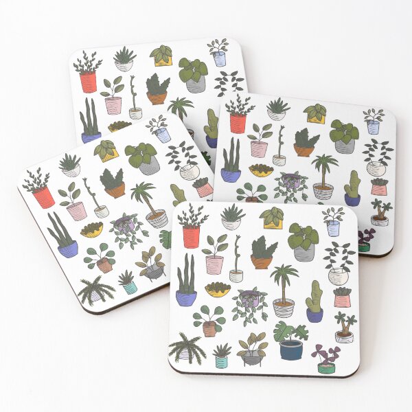 Item preview, House Plants Medley designed and sold by JennyPrintsUK.