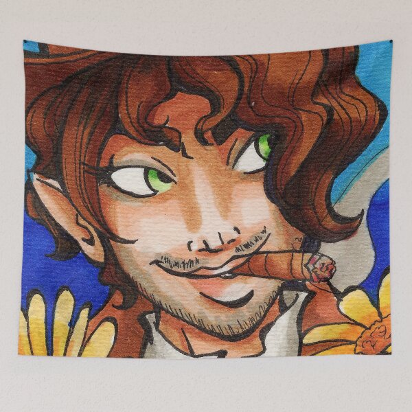 Item preview, Portriat of an Elven Artificer designed and sold by OffensiveBard.
