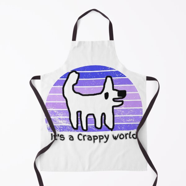 Item preview, It's a crappy world - Happy dog / crappy dog designed and sold by TheRubberOnion.