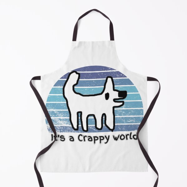 Item preview, Copy of It's a crappy world - Happy dog / crappy dog designed and sold by TheRubberOnion.