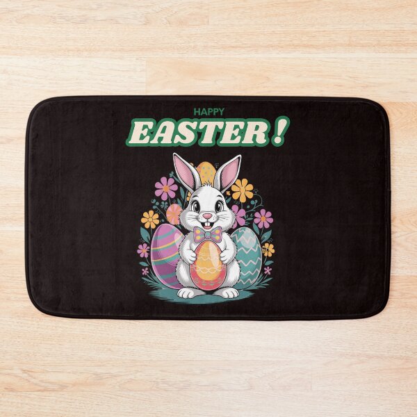 Item preview, Happy Easter! With Easter bunny and Easter egg designed and sold by Agu210.
