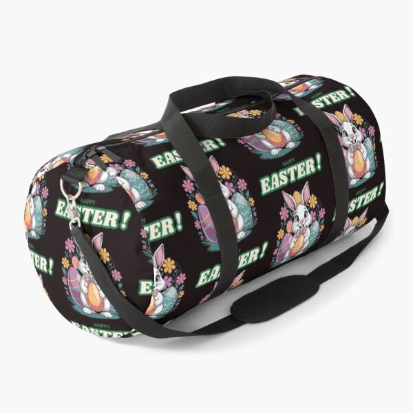 Item preview, Happy Easter! With Easter bunny and Easter egg designed and sold by Agu210.