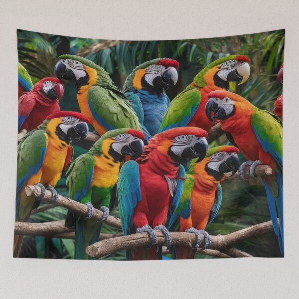 Item preview, Loros y colores brillantes designed and sold by Collection de trésors .