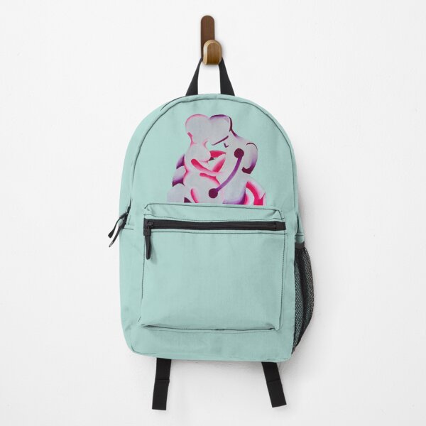 Item preview, Intimate connection – abstract embrace in pink, purple, mint designed and sold by Vision Illustrated.