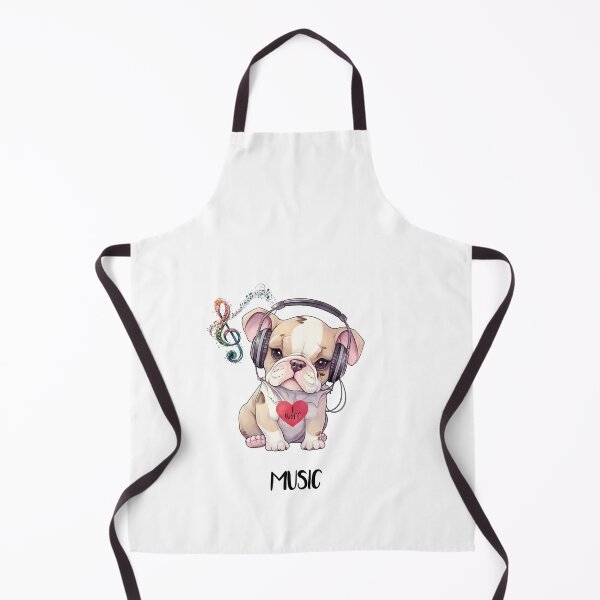 Item preview, Bulldog with Headphone designed and sold by Rosaliartbook.