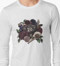 Camiseta de manga larga Ncromancer D20 Tabletop RPG Gaming Dice