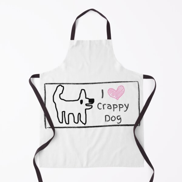 Item preview, I love crappy dog - happy dog, love and hugs designed and sold by TheRubberOnion.