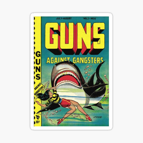 Item preview, Whale attack vintage comic art designed and sold by IceCreamKisses.