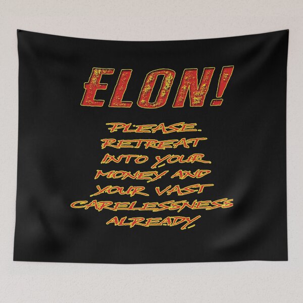 Item preview, Anti-Elon Musk careless people parody quote designed and sold by Matthew Kinnersly.