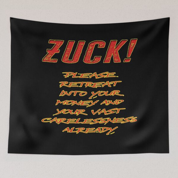 Item preview, Anti-Mark Zuckerberg careless people parody quote designed and sold by Matthew Kinnersly.