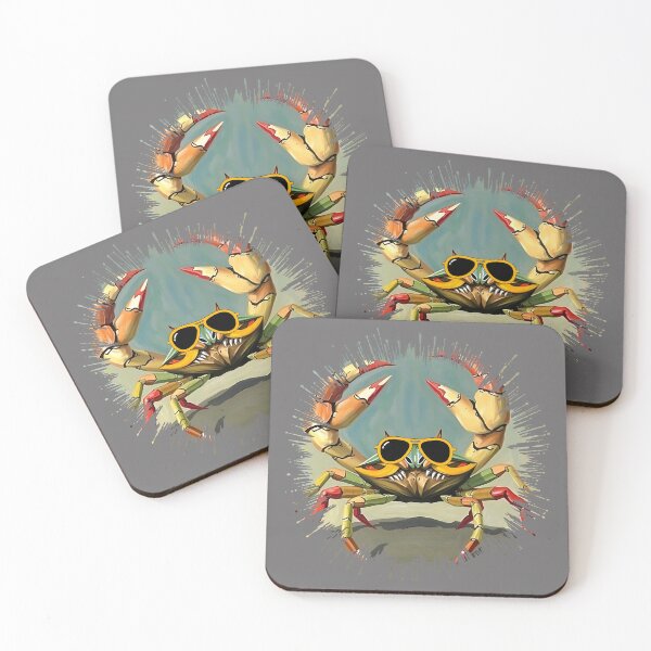 Item preview, Monster Crab with Sunglasses designed and sold by TestudoDesign.