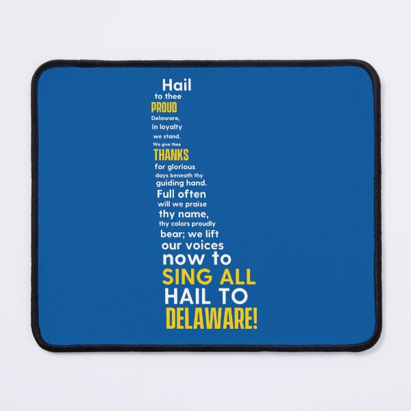 Item preview, UD Alma Mater Blue Background designed and sold by Calathea Collective.