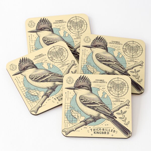 Item preview, Thick-Billed Kingbird 4 designed and sold by theAVIARY7.