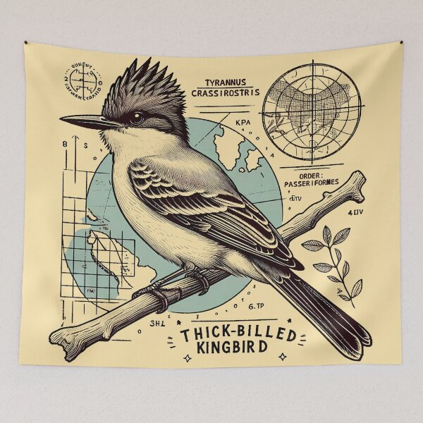 Item preview, Thick-Billed Kingbird 4 designed and sold by theAVIARY7.